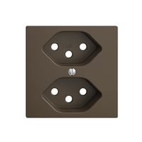 Frontplatte EDIZIOdue 2×T13 coffee