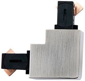 Raccordo a L SG Zip 1fa alluminio 34×34mm