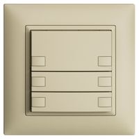 UP-KNX-Taster RGB EDUE FMI, 250mW, o.LED, 3×Taste, 2×Tastenb., van