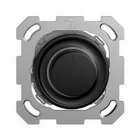 UP-Drehdimmer STANDARDdue 40…600W beleuchtbar Phasenanschnitt schwarz
