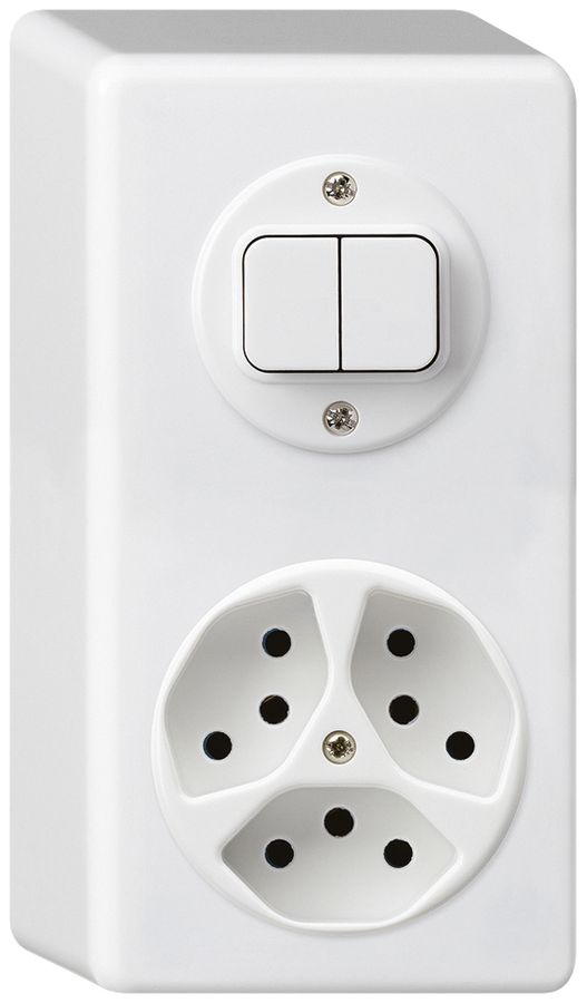 AP-Kombination I-I basico 1/1L +3×Typ 13 weiss