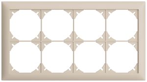 En-tête ENC EDIZIOdue SNAPFIX® 2×4 horizontal 268×148mm crema