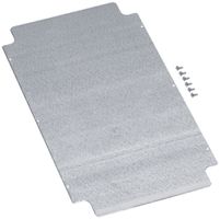 Plaque de montage Hager univers N h=500mm, 1 rangée