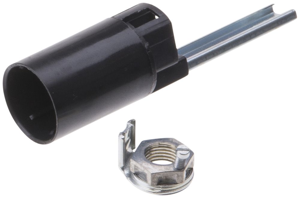 Portalampada E14 Vossloh M10×1/h=85mm, fix nero