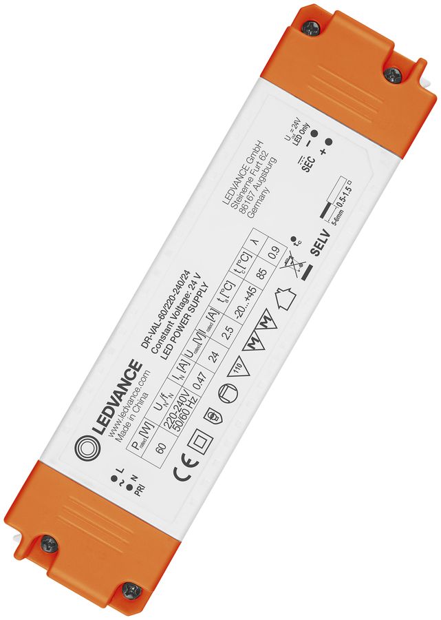 LED-Konverter LDV VALUE, 24V 60W 170×45×30mm