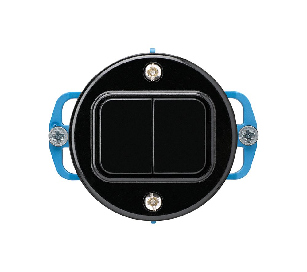 Insert pour interrupteur ENC basico 3/1L+A-R/1L noir