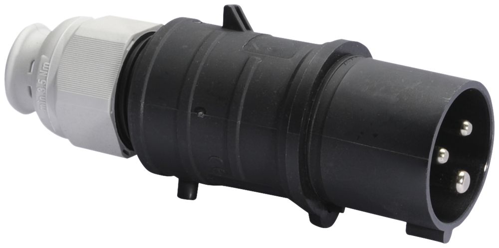 Fiche mobile CEE Bals 3P 32A 500V 7h noir IP44 nic.QC.