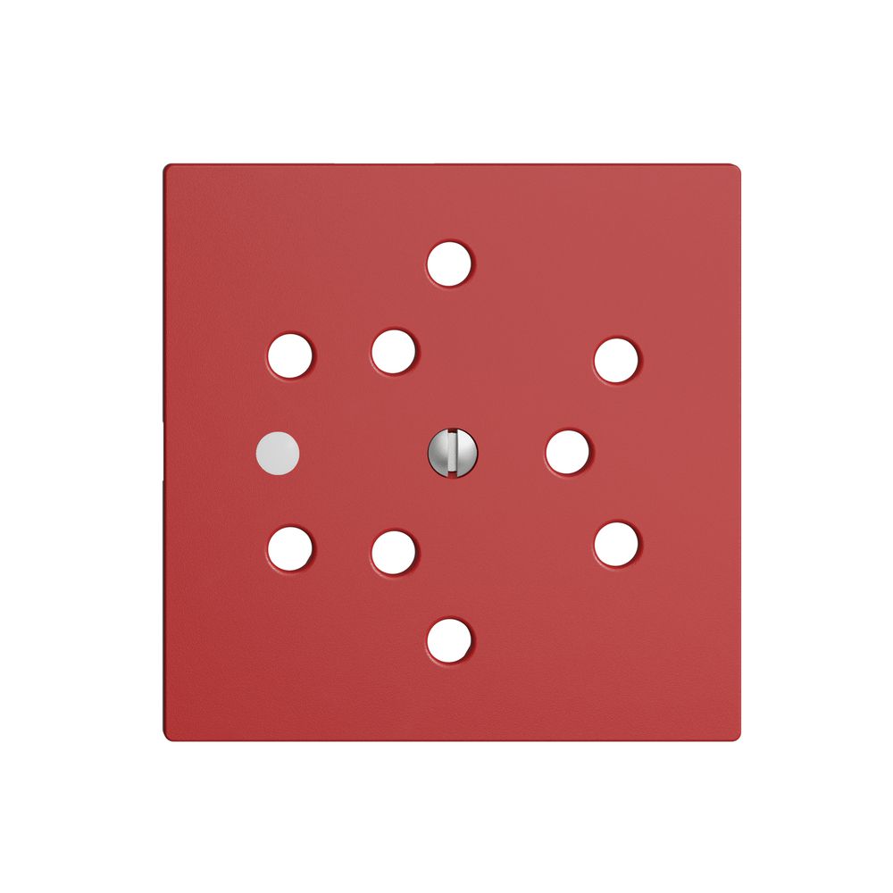 Frontset EDIZIOdue berry 60×60mm 3×T12 mit Linse