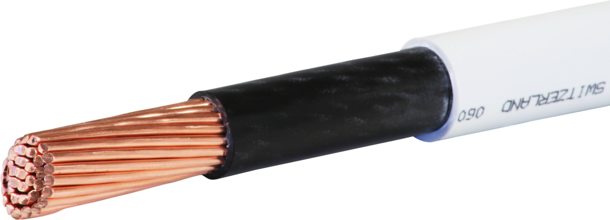 Installationskabel FE0 1×120mm² L grau Dca