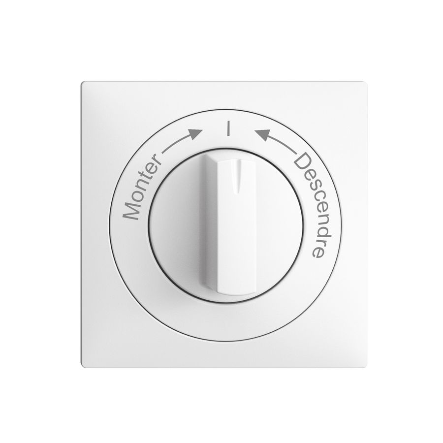 Kit frontale Monter->I<- Descendre EDIZIOdue 60×60mm bianco