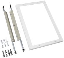 Kit Hager univers N 750×500mm per 4 sezionatori DIN1…3 guida 185mm verticale