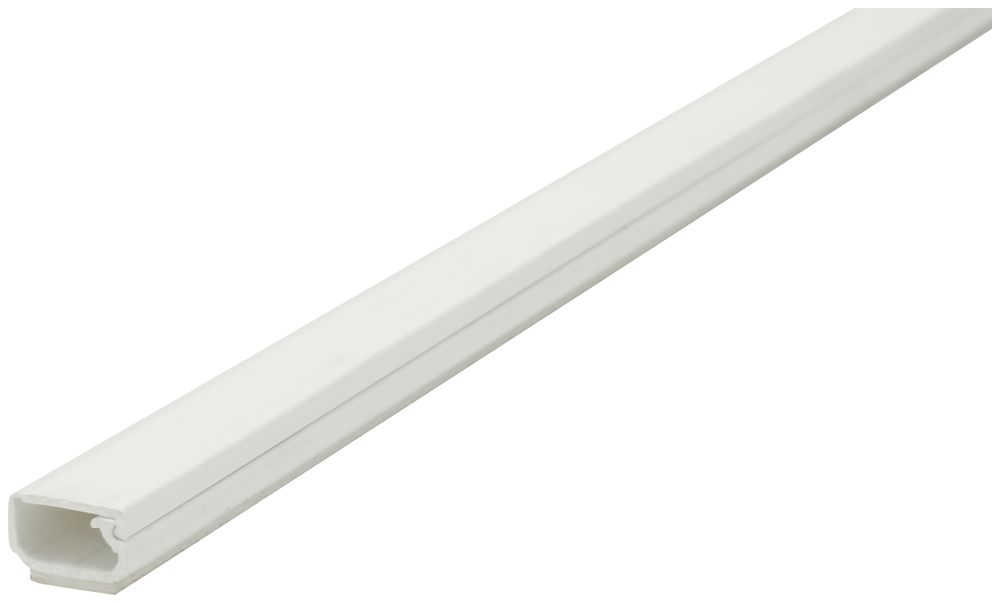 Canal Mini Plasfix 12×7mm blanc L=2m autocollant