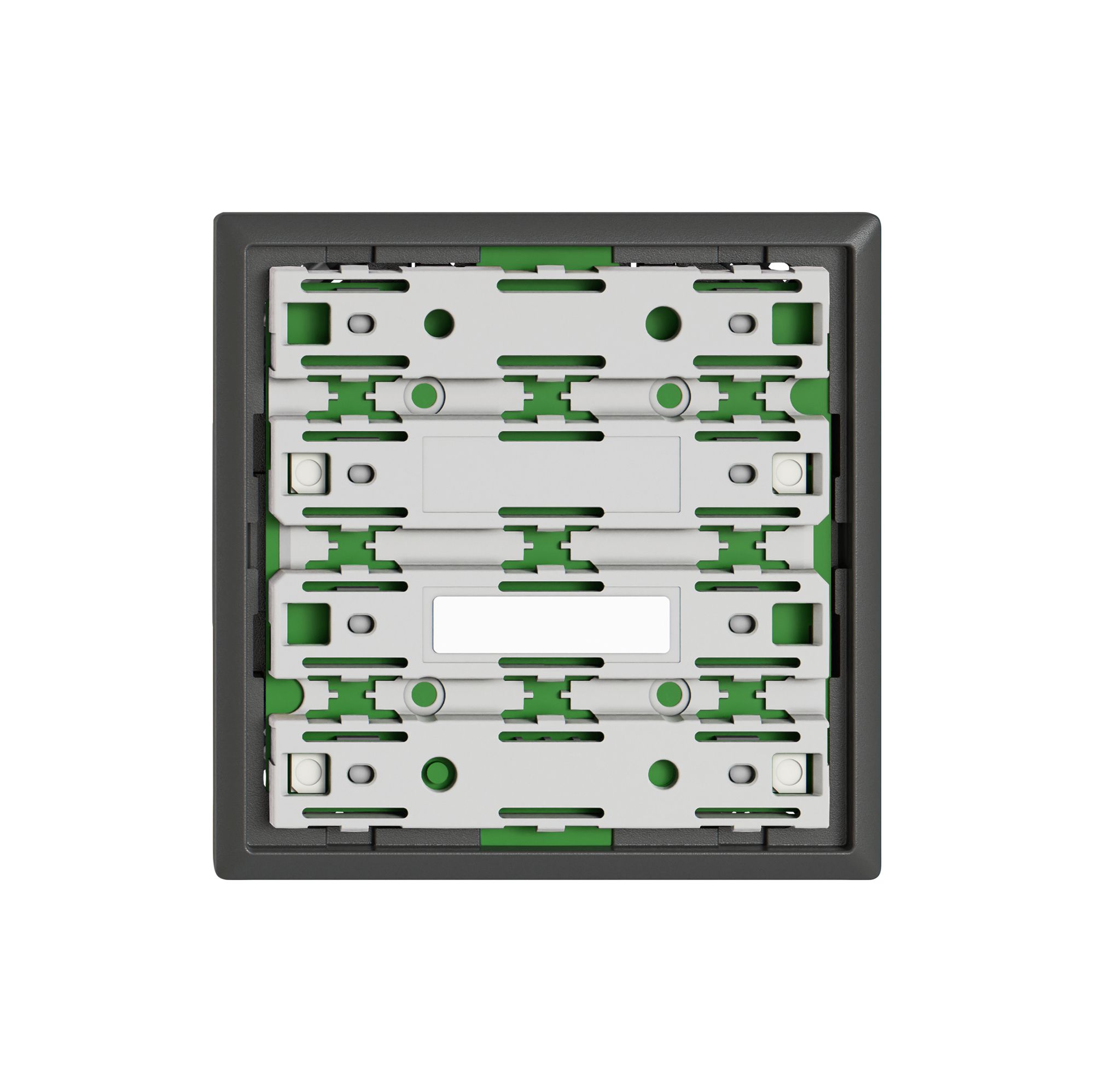 Plaque frontale EDIZIO.liv UNI SNAPFIX® p.UNI vers.enfich.p.8touches a.LED grf