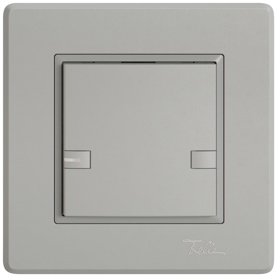 Pulsante KNX RGB INC EDIZIO.liv SNAPFIX® sensore temp.RGB-LED 1× com.2T grc