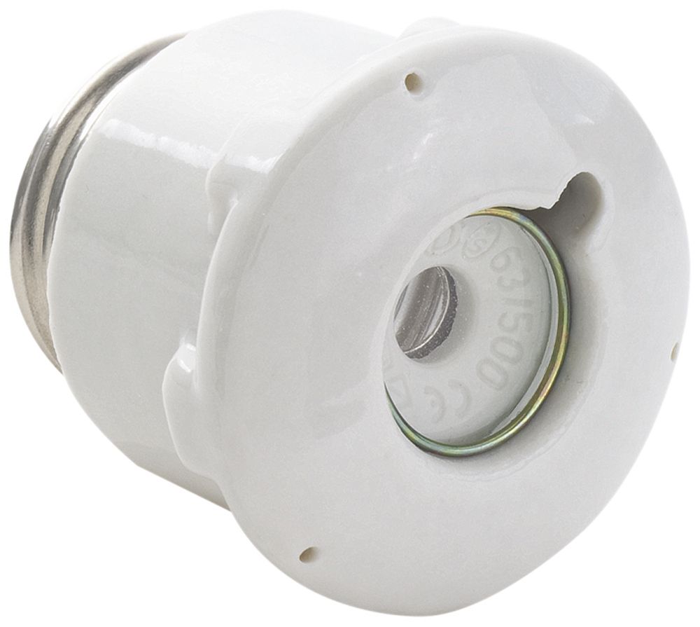 Sicherungskopf KIII E33 mit Prüfloch weiss