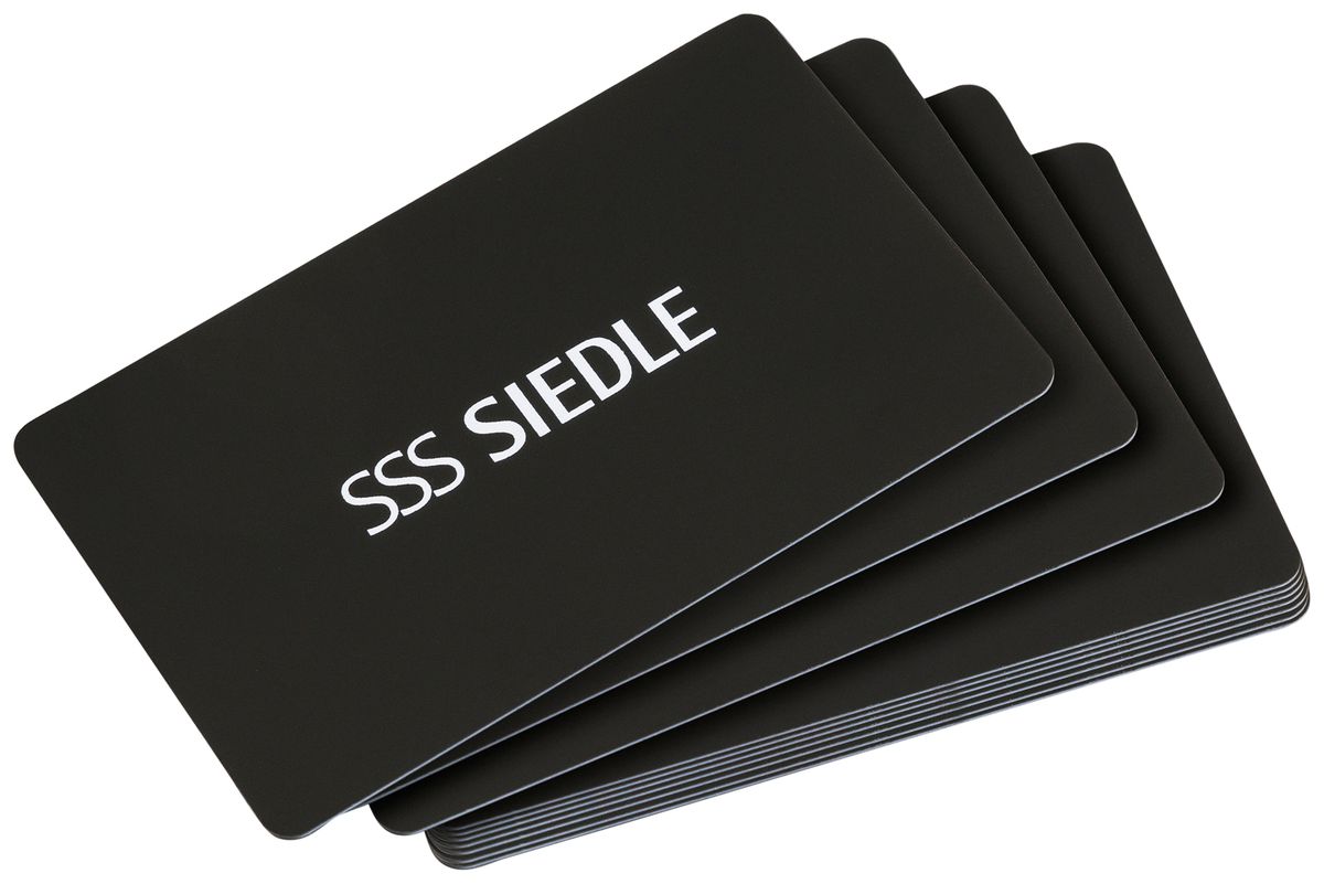 Scheda transponder Siedle 99 500 nero 85×54×1mm 10 pezzi