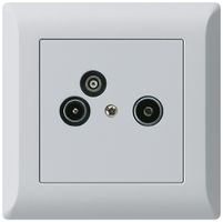 Presa antenna INC R/TV/dati kallysto.line 2GHz 14db grigio chiaro