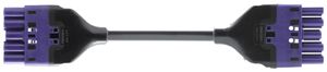 Verbindungsleitung Woertz 49345/C1 5×1.5mm² 400V 16A 4m vi Buchse-Stecker Cca