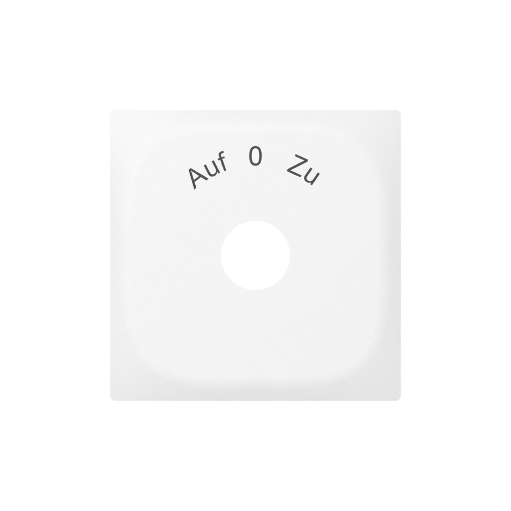 Frontrahmen SIDUS mit Gravur weiss