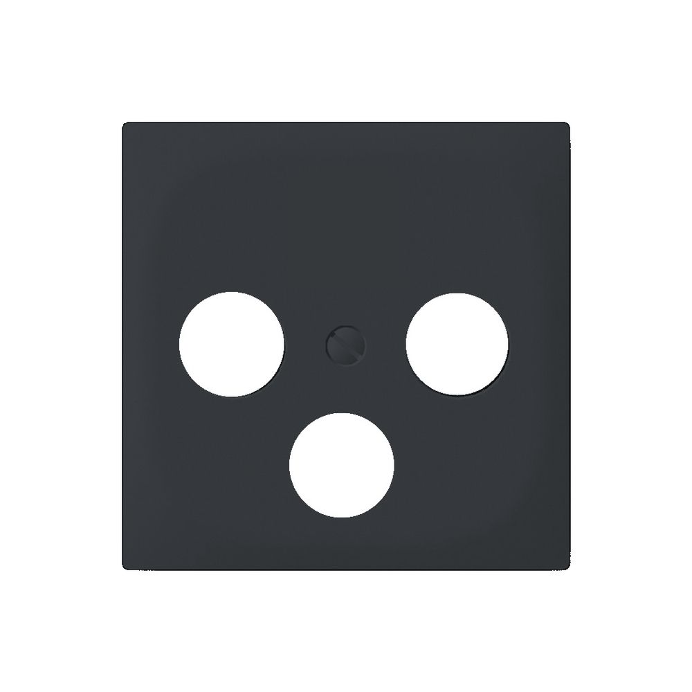 Frontrahmen SIDUS zu Dose R/TV/SAT anthrazit