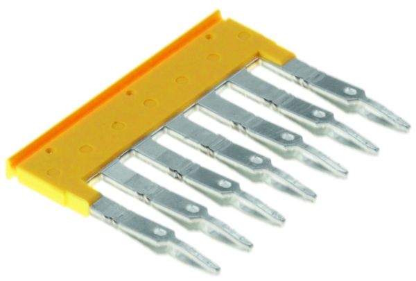 Querverbinder Weidmüller ZQV 2.5/7 gesteckt 7L 5.1mm isoliert 24A gelb