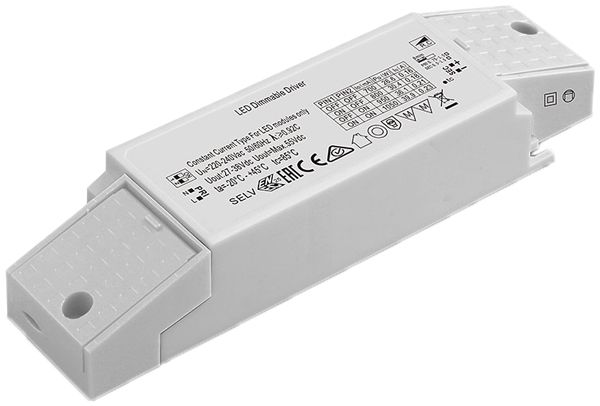Convertitore LED DOTLUX IP20 27…40W 27…38V 700…1050mA DIM