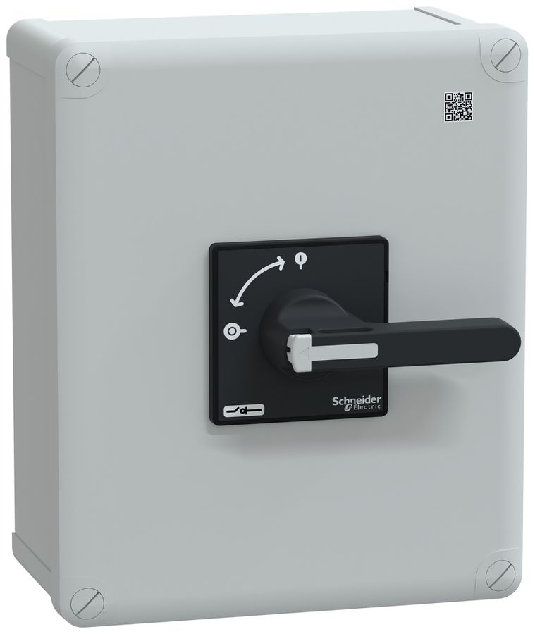 Interruttore principale AP Schneider Electric Vario 100A 3P nero IP65