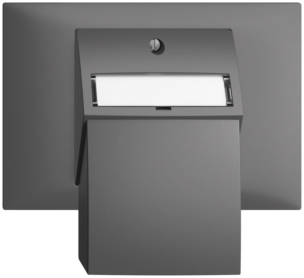 EB-Montageset EDIZIOdue BKE, mit Flachauslasshaube 2× dunkelgrau