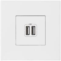 UP-Ladesteckdose USB ATO 2 Module, 2-fach weiss