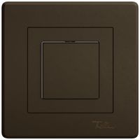 UP-Montageset EDIZIO.liv SNAPFIX® f.Schalter&Taster m.1 Knopf m.Seitenlinse br