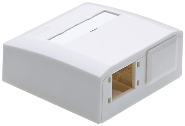 Boîtier AP mini R&M 2×1port freenet blanc