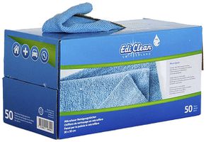 Chiffon de nettoyage Plica Mikro Quick microfibre 300×300mm bleu box à 50 pièces