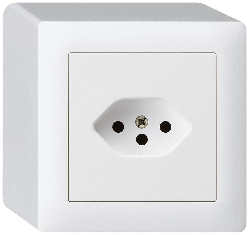 AP-Steckdose kallysto T13 weiss mit Kinderschutz