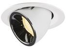 EB-LED-Downlight SLV NUMINOS GIMBLE M, 17.5W 500mA 1550lm 3000K 40° ws/chr