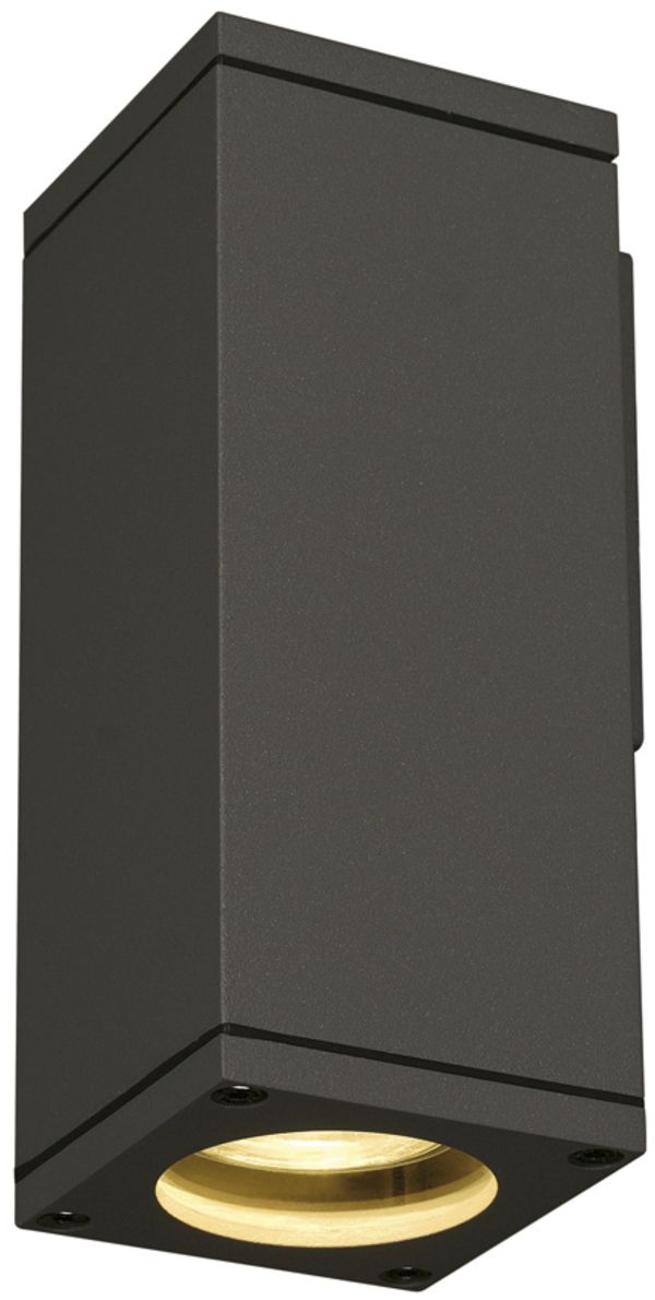 Wandleuchte SLV THEO WALL OUT, GU10 35W IP44 anthrazit