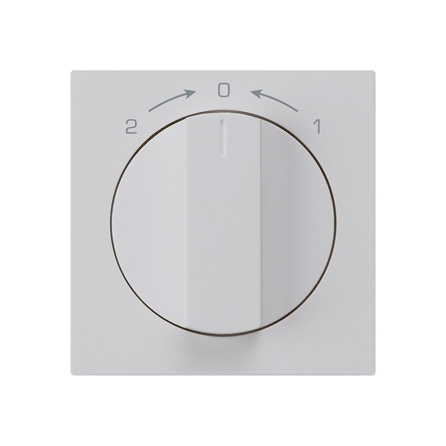 Schwenktaster 1->0<-2 hellgrau kallysto mit Drehgriff