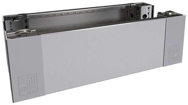 Cache-socle Rittal VX 8620.060 600×200×24mm face/revers acier affiné 2pcs