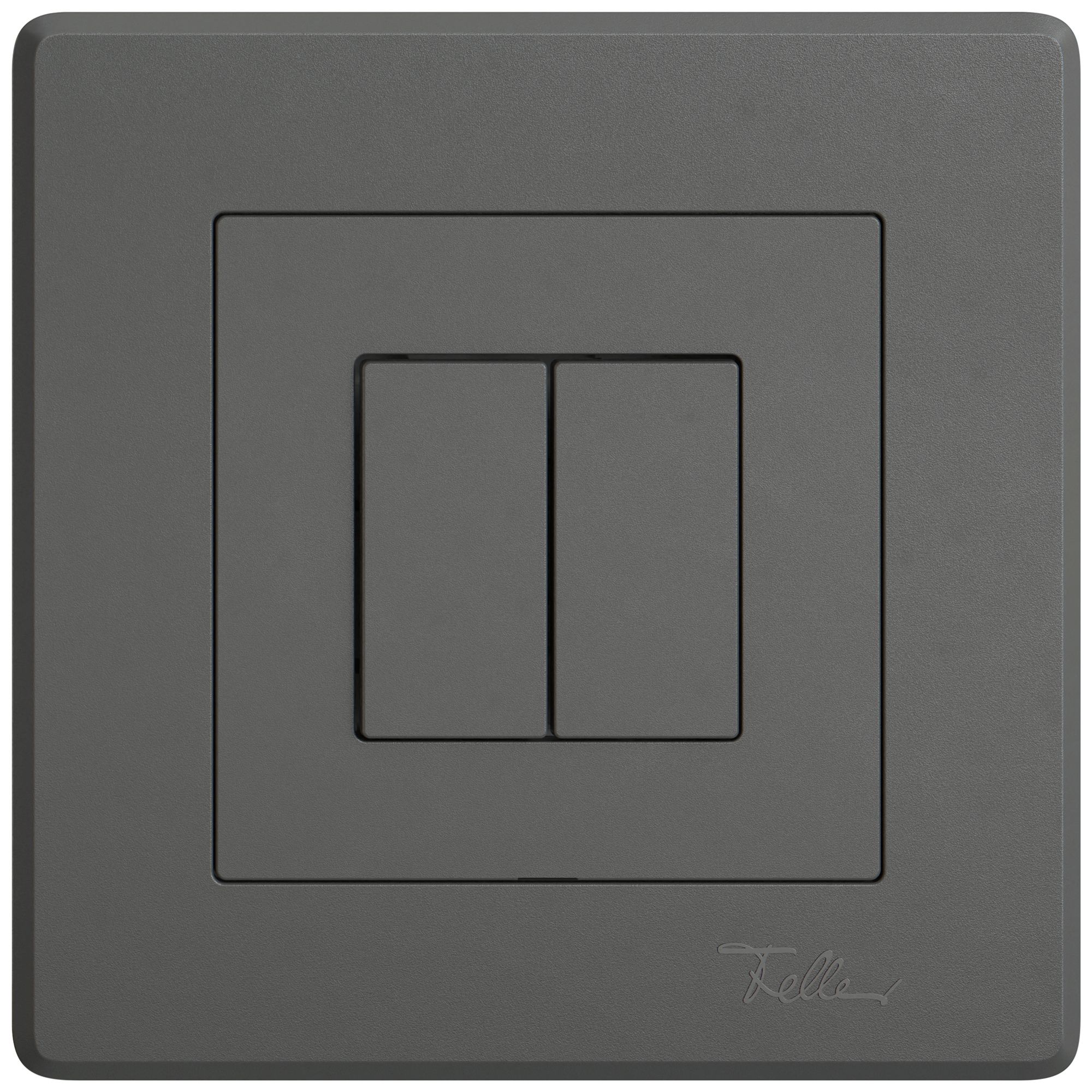 Interrupteur à pouss.ENC EDIZIO.liv Wiser SNAPFIX® 2 canaux 2 touches WLAN grf