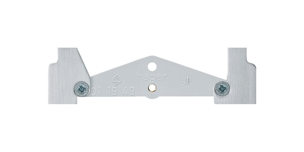 Traverse per placca di chius. Hager