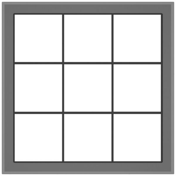 Telaio di copertura SIDUS 3×3 grigio