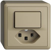 Combinaison AP A-R/1L+T23 16A EDIZIOdue sand