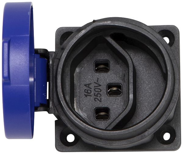 EB-Steckdose Typ 23 Brennenstuhl Deckel blau Typ S0717 IP55