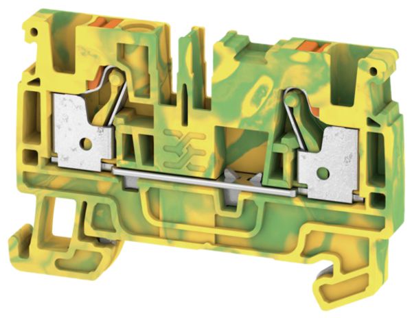 Borne de protection Weidmüller A2C PUSH IN 4mm² vert/jaune