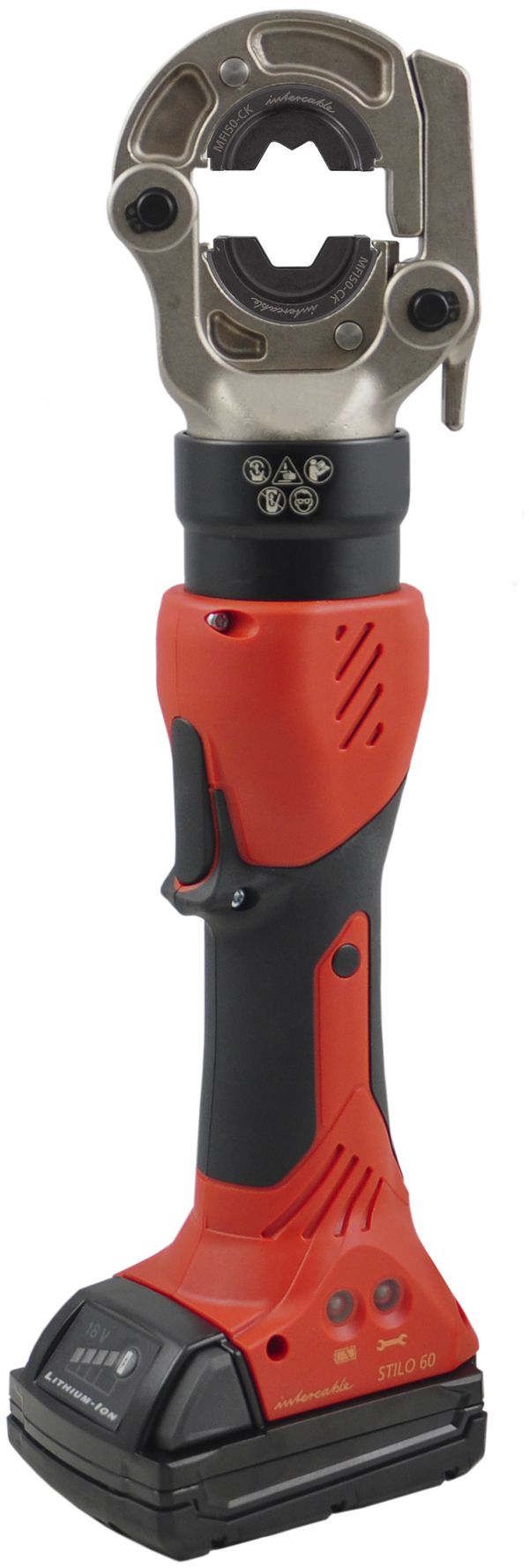 Outil de sertissage électro-hydraulique à accu Intercable STILO60, 300mm²