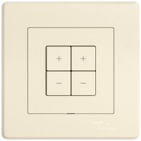 UP-Dimmer Uni-LED EDIZIO.liv Wiser SNAPFIX® 2 Kanal 4 Tasten cr