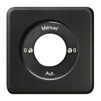 UP-Frontset 0-Auto-0-Main schwarz für Schlüsselschalter FH