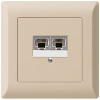 Scatola INC kallysto.line 2×RJ45s beige parallelo