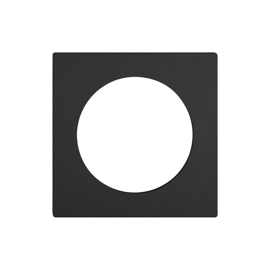 Abdeckset EDIZIO.liv SNAPFIX® Thermostat 60×60×7mm schwarz IP20