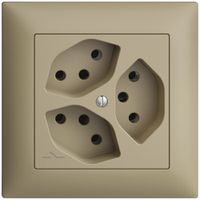 Prise ENC EDIZIOdue 3×T13 sand 1×S