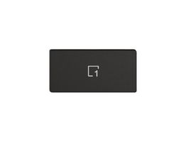 Taste 1/2 EDIZIO.liv Wiser mit SNAPFIX® vert.mit Symbol Szene 1 sz